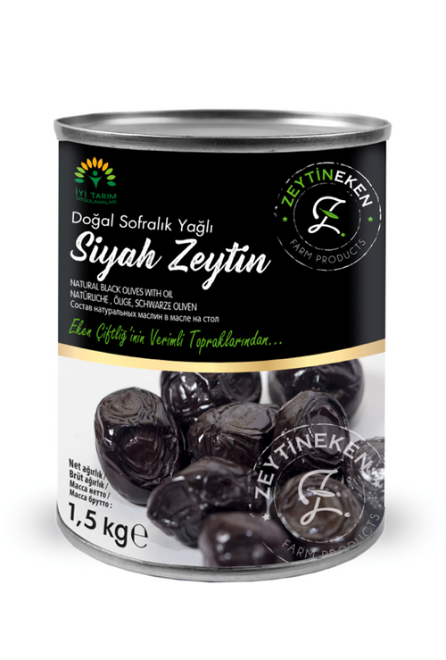 Natürliche schwarze Premium Oliven