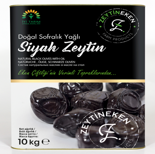 Natürliche schwarze Premium Oliven